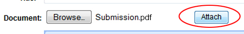 Attach Submission