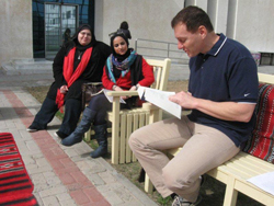 Students reading the Common Reader