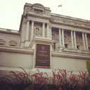 Outside the Library of Congress. The Thomas Jefferson Building